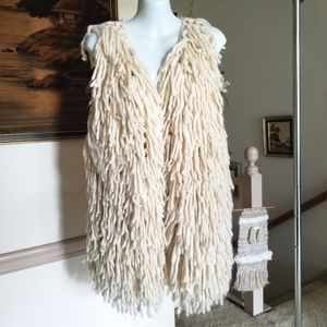 Freeway shaggy fringe vest